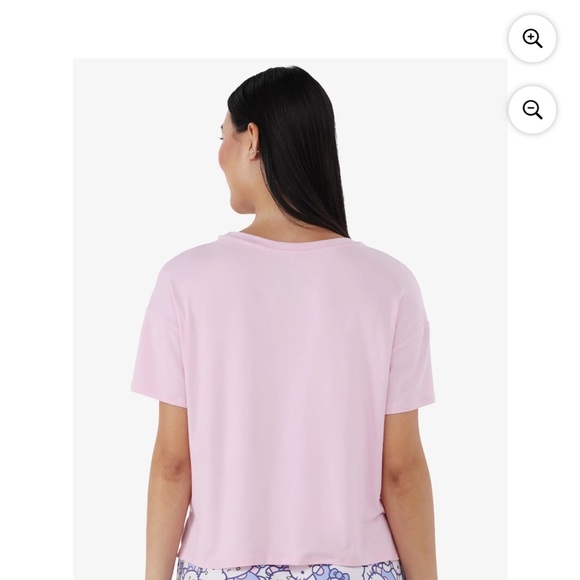 Hello Kitty Women's Sleep Tee with Short Sleeves, - Picture 4 of 10